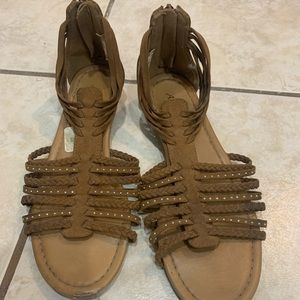 AE brown gladiator sandal